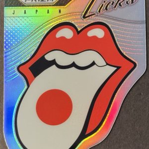 2025 Japan Licks Panini Prizm The Rolling Stones Silver Prizm Die-Cut #5