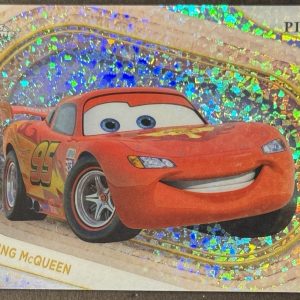 2025 Topps Chrome Disney Lightning McQueen Mini Diamond Refractor #50