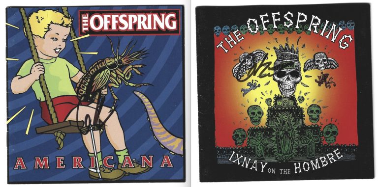 Greg Kriesel of Offspring SIGNED Americana & Ixnay on Hombre CD COA Autographed