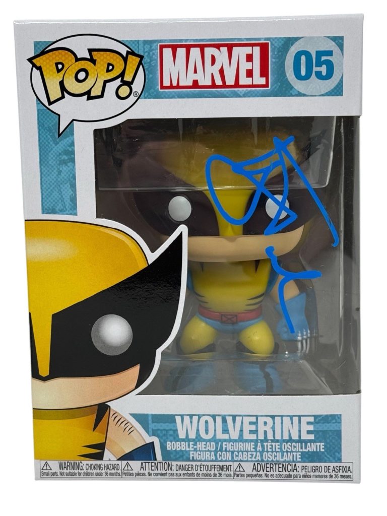 Hugh Jackman Signed Wolverine Funko Pop X-Men Marvel #05 Autograph Beckett COA