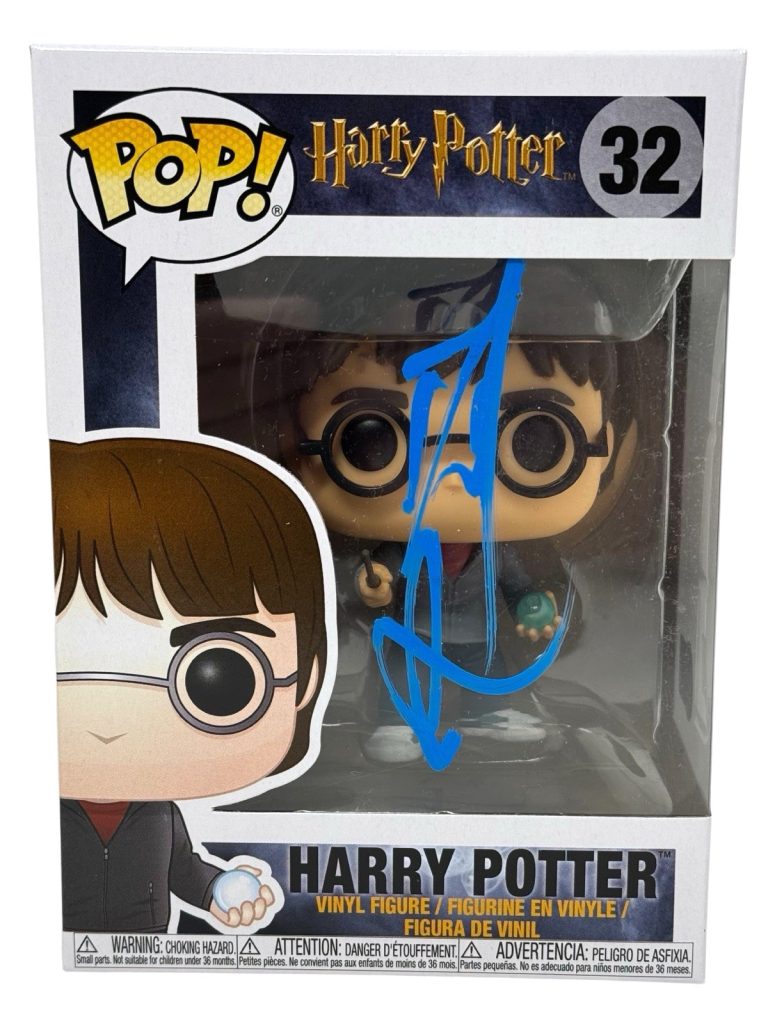 Daniel Radcliffe Harry Potter Signed Autograph Funko Pop #32 Figure Beckett COA