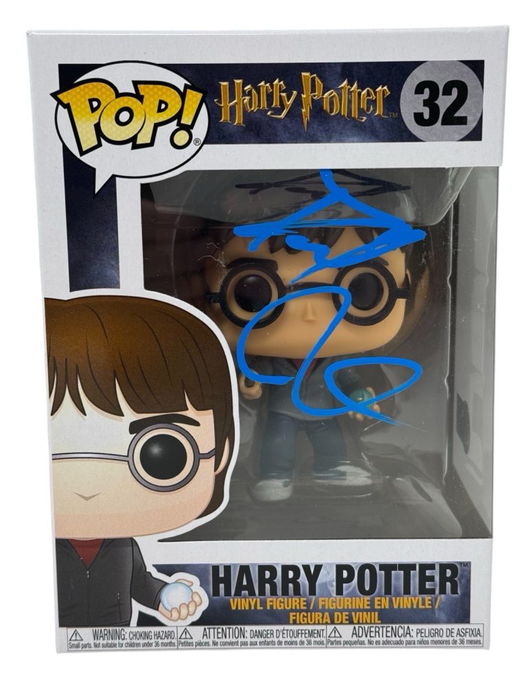 Daniel Radcliffe Harry Potter Signed Autograph Funko Pop #32 Figure Beckett COA