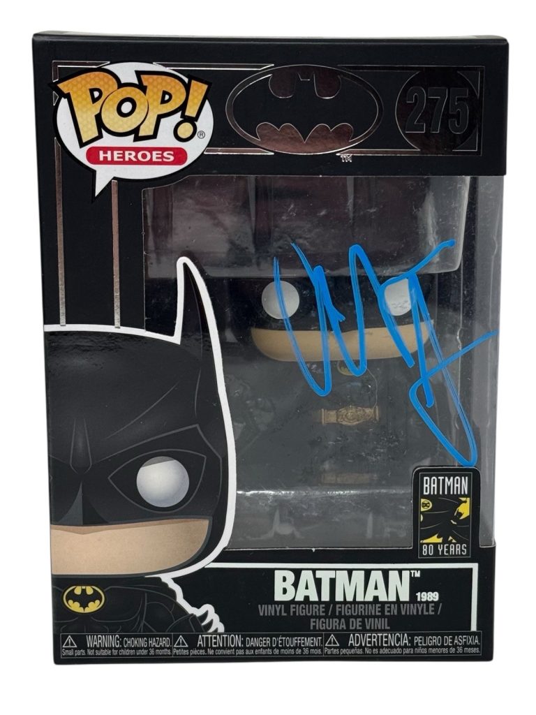 Christian Bale Signed Batman Funko Pop Autograph The Dark Knight 275 Beckett COA