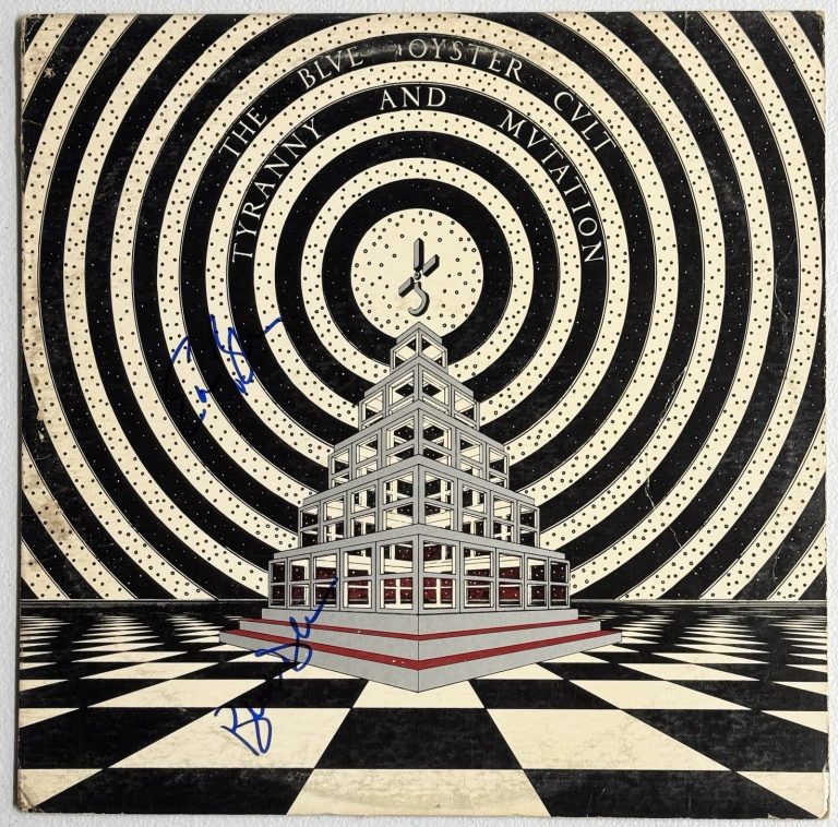 Blue Oyster Cult Signed Tyranny And Mvtation Vinyl Album Buck & Eric PSA/DNA COA