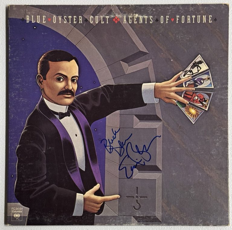 Blue Oyster Cult Signed Agents Of Fortune Vinyl Album Buck & Eric PSA/DNA COA