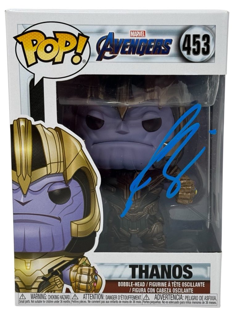 Josh Brolin Signed Funko Pop Marvel Avengers Thanos 453 Autograph Beckett COA