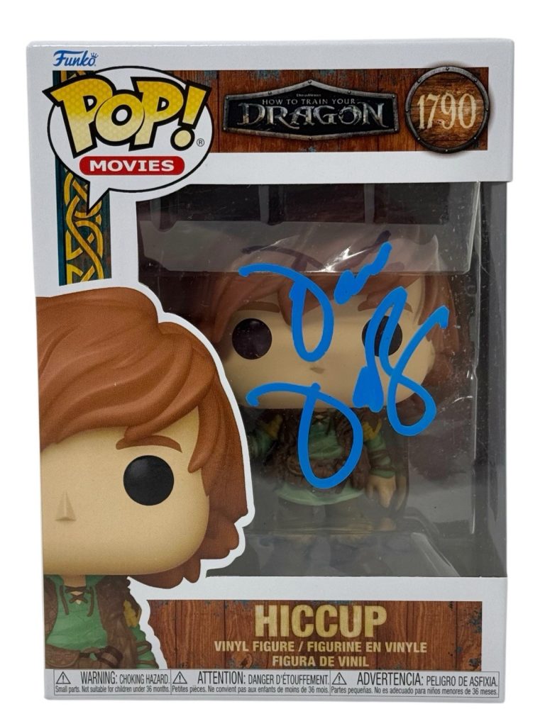 Dean DeBlois Signed How To Train Your Dragon Hiccup Funko Pop Autograph BAS 444