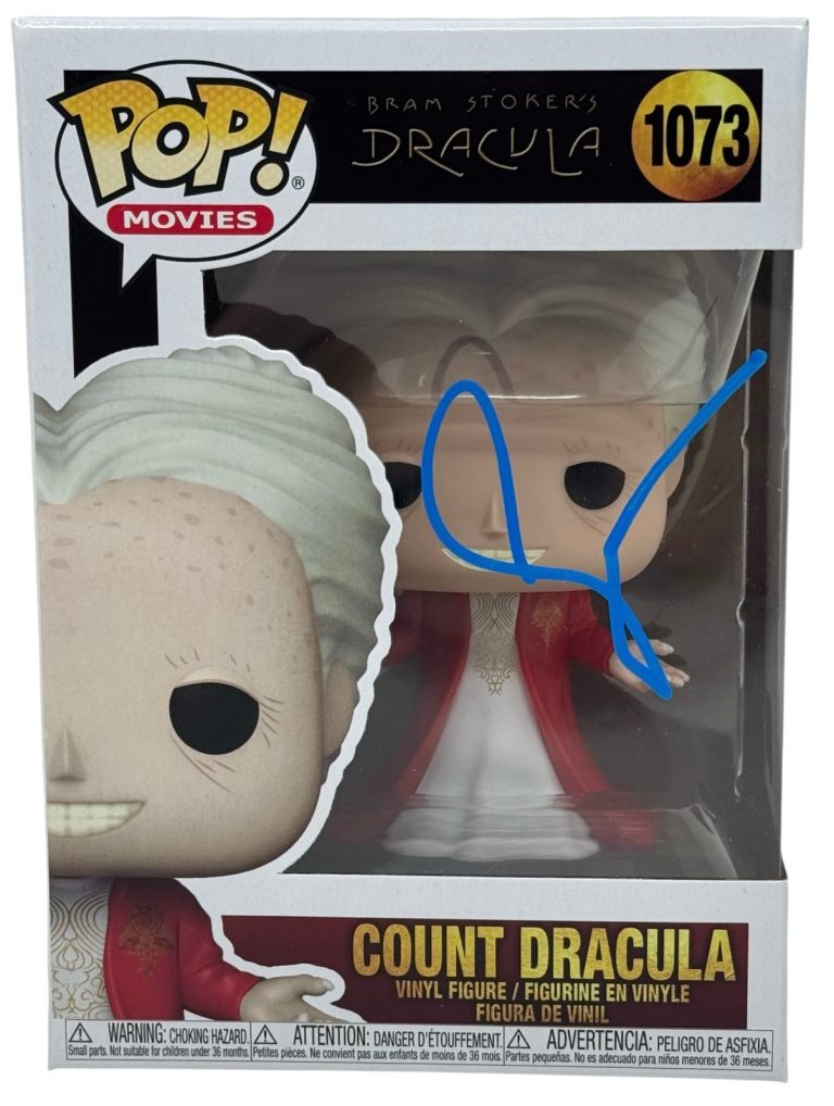 Gary Oldman Signed Autograph Count Dracula Funko Pop Bram Stoker's Dracula BAS