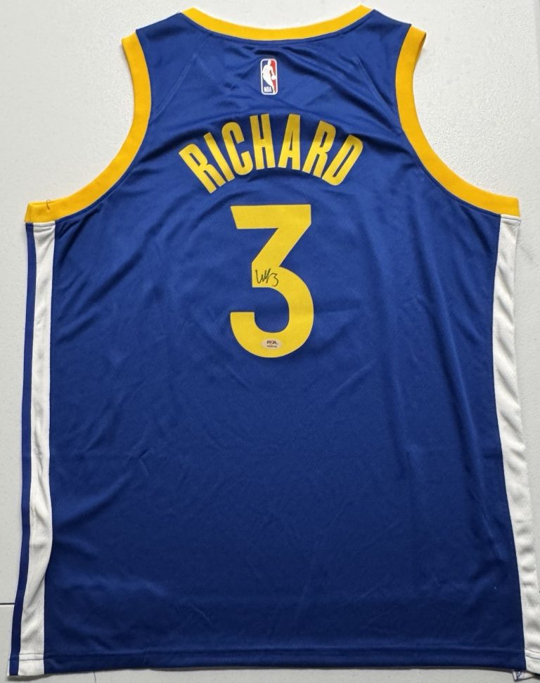 Will Richard Signed Autographed Golden State Warriors Jersey PSA/DNA COA