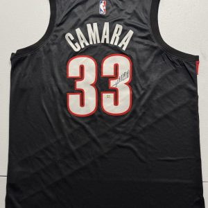 Toumani Camara Signed Autographed Portland Trail Blazers Jersey PSA/DNA COA
