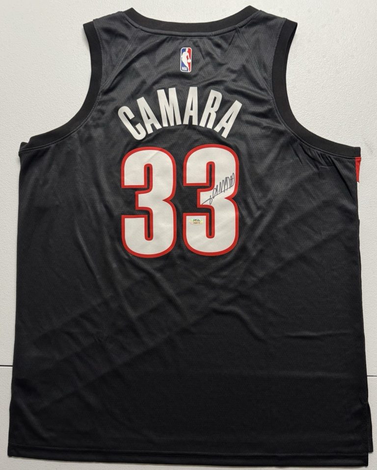 Toumani Camara Signed Autographed Portland Trail Blazers Jersey PSA/DNA COA