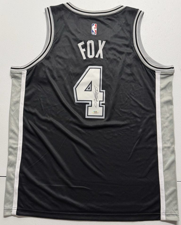 De’Aaron Fox Signed Autographed San Antonio Spurs Jersey PSA/DNA COA