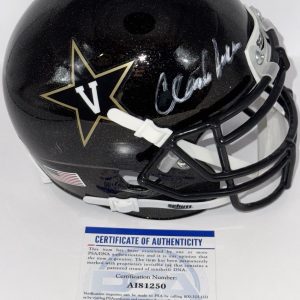 Clark Lea Signed Autographed Vanderbilt Commodores Mini Helmet PSA/DNA COA