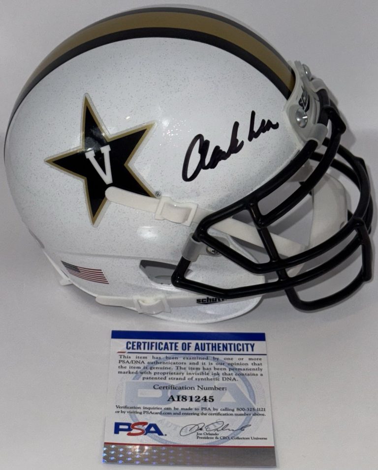 Clark Lea Signed Autographed Vanderbilt Commodores Mini Helmet PSA/DNA COA