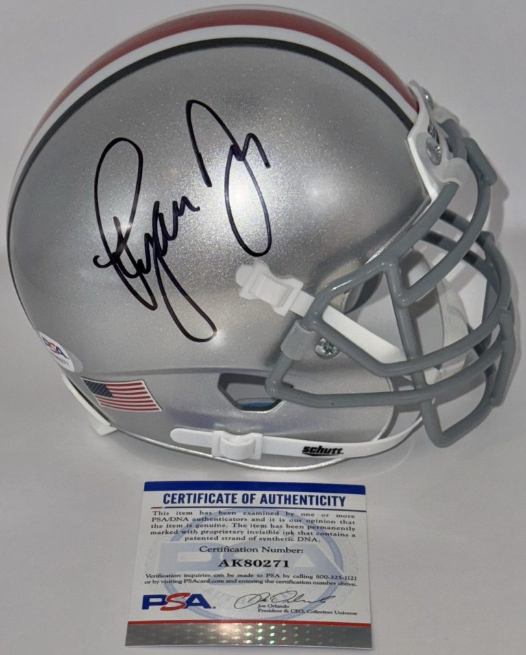 Ryan Day Signed Autographed Ohio State Buckeyes Mini Helmet PSA/DNA COA