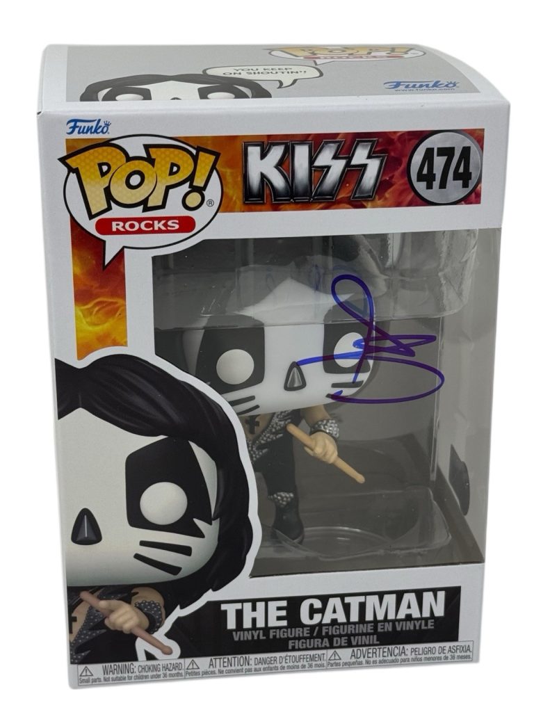 Christopher Mintz-Plasse 'Role Models' Signed KISS The Catman Funko Pop BAS COA