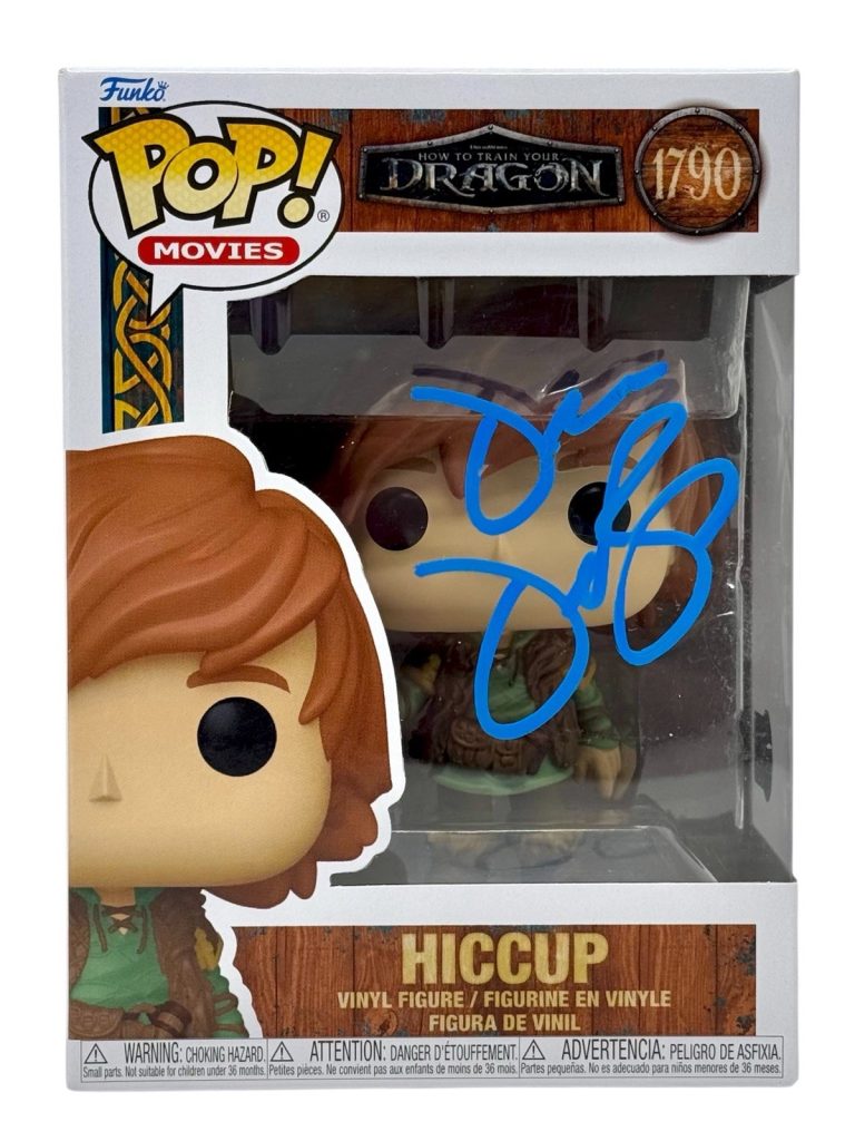 Dean DeBlois Signed How To Train Your Dragon Hiccup Funko Pop Autograph BAS COA
