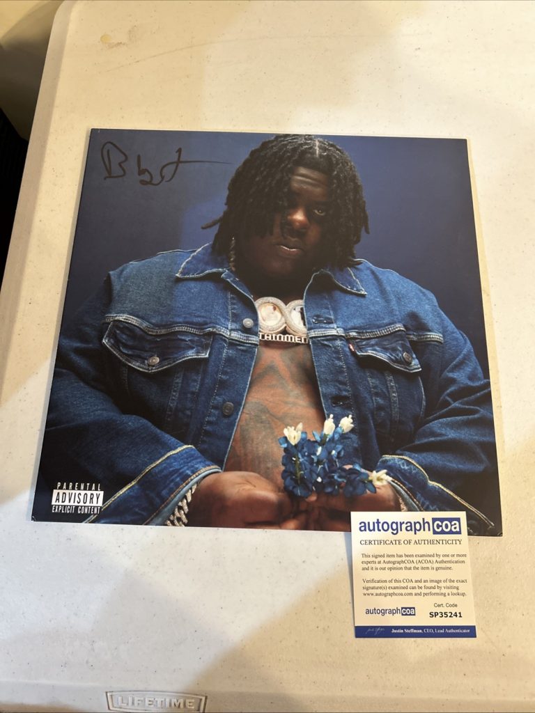 BIGXTHAPLUG SIGNED AUTOGRAPH VINYL ALBUM ACOA I HOPE YOURE HAPPY RECORD RAP