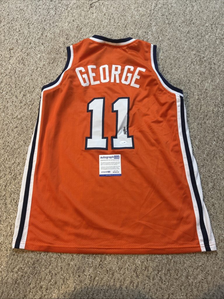 SYRACUSE ORANGE- NAITHAN GEORGE SIGNED AUTOGRAPH JERSEY ACOA BASKETBALL CUSE COLLECTIBLE MEMORABILIA