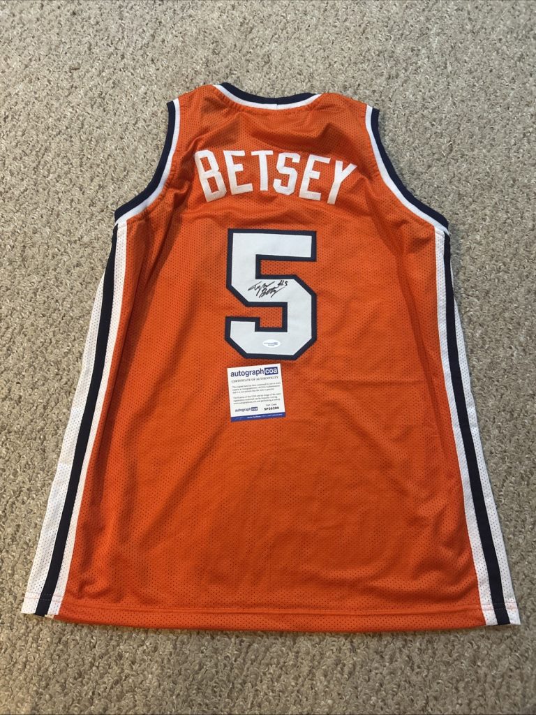 SYRACUSE ORANGE- TYLER BETSEY SIGNED AUTOGRAPH JERSEY ACOA BASKETBALL CUSE COLLECTIBLE MEMORABILIA
