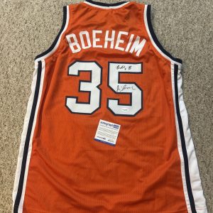 SYRACUSE ORANGE- BUDDY & JIM BOEHEIM SIGNED AUTOGRAPH JERSEY ACOA BASKETBALL