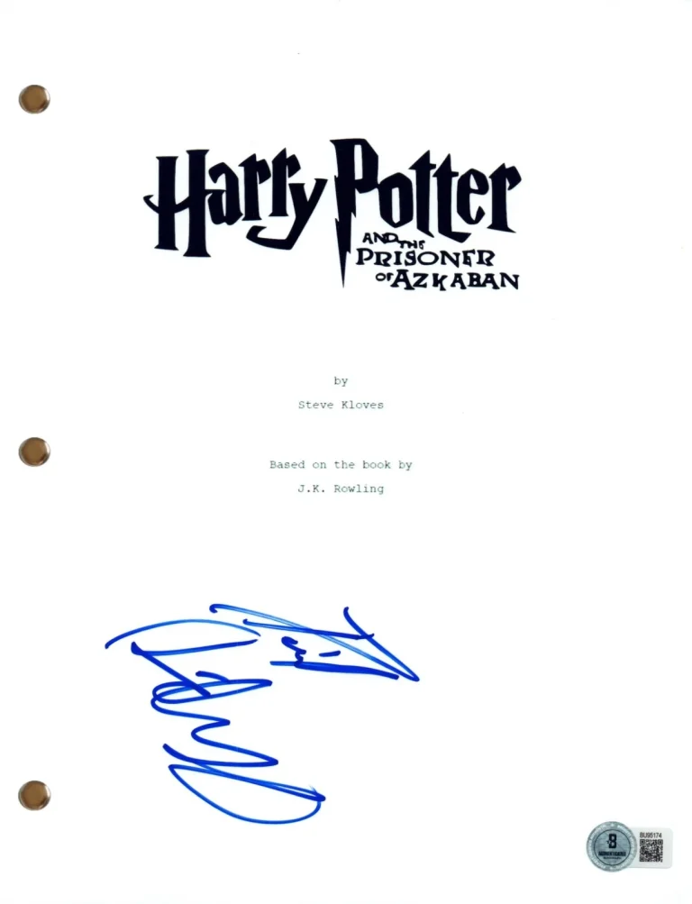Daniel Radcliffe Signed Harry Potter and the Prisoner of Azkaban Script BAS COA
