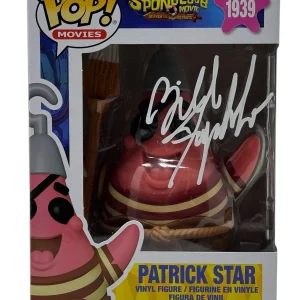 Bill Fagerbakke Signed Spongebob Squarepants Patrick Star Funko Pop Beckett COA