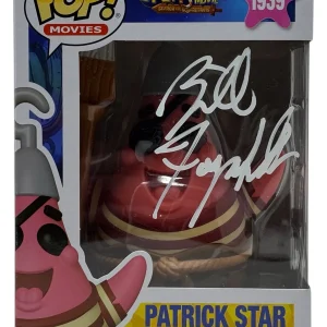 Bill Fagerbakke Signed Spongebob Squarepants Patrick Star Funko Pop Beckett COA