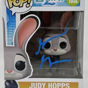 Ginnifer Goodwin Signed Zootopia 2 Judy Hopps Funko Pop 1652 Autograph Beckett