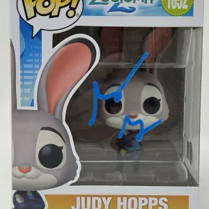 Ginnifer Goodwin Signed Judy Hopps Funko Pop  #1652 Zootopia 2 Autograph BAS COA