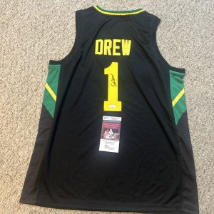 BAYLOR BEARS- SCOTT DREW SIGNED AUTOGRAPH JERSEY JSA COA 2021 CHAMPS BASKETBALL