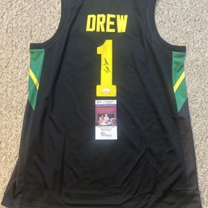 BAYLOR BEARS- SCOTT DREW SIGNED AUTOGRAPH JERSEY JSA COA 2021 CHAMPS BASKETBALL