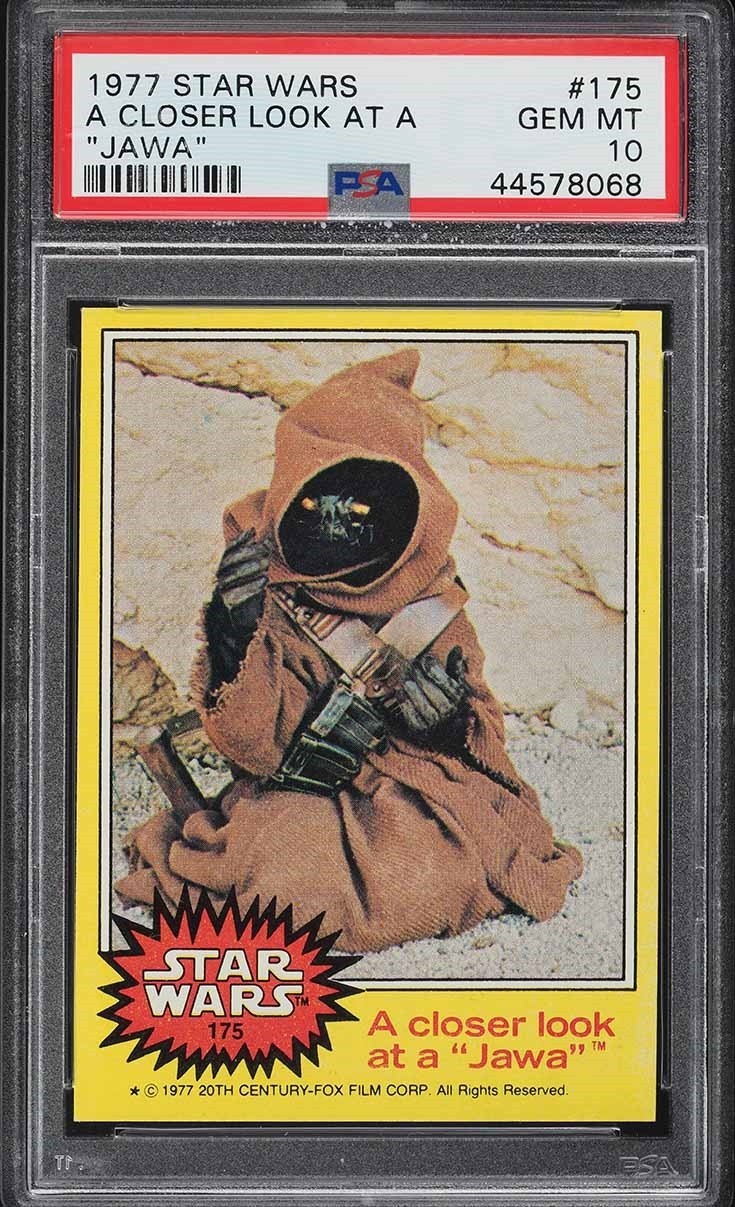1977 TOPPS STAR WARS A CLOSER LOOK AT A JAWA #175 PSA 10 COLLECTIBLE MEMORABILIA