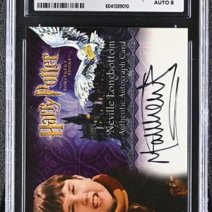 2005 Artbox Harry Potter Sorcerer's Stone Matthew Lewis Signed Neville CGC 9