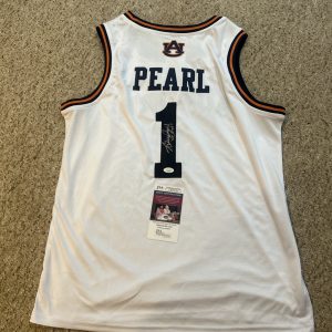 AUBURN TIGERS- BRUCE PEARL SIGNED AUTOGRAPH JERSEY JSA COA BASKETBALL COACH HOF