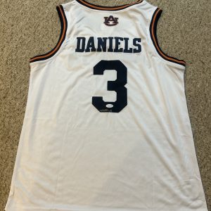 AUBURN TIGERS- MARQUIS DANIELS SIGNED AUTOGRAPH JERSEY ACOA BASKETBALL NBA