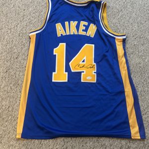 PITTSBURGH PANTHERS- CURTIS AIKEN SIGNED AUTOGRAPH JERSEY ACOA BASKETBALL