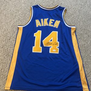 PITTSBURGH PANTHERS- CURTIS AIKEN SIGNED AUTOGRAPH JERSEY ACOA BASKETBALL