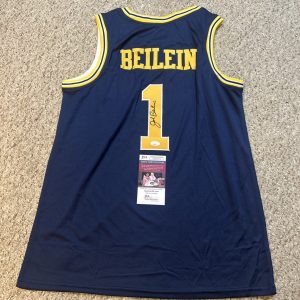 MICHIGAN WOLVERINES- JOHN BEILEIN SIGNED AUTOGRAPH JERSEY JSA COA BASKETBALL