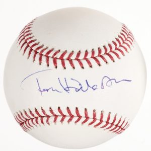 Tom Hiddleston Signed OML Baseball Marvel LOKI JSA