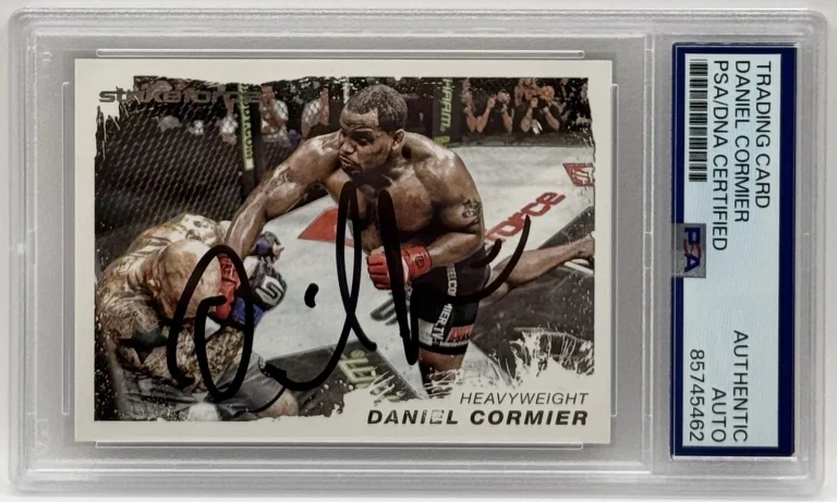 Daniel Cormier Signed 2011 Topps Moment Of Truth Rookie UFC Card PSA/DNA Slabbed