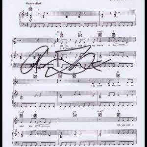 Adrienne Warren "Tina Turner Musical" SIGNED 'Simply the Best' Sheet Music ACOA