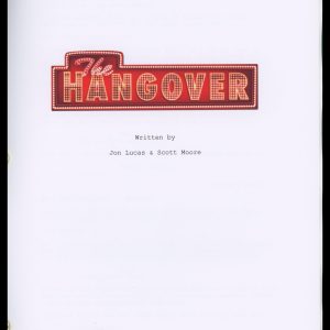 Bradley Cooper "The Hangover" AUTOGRAPH Signed Complete Script Screenplay ACOA