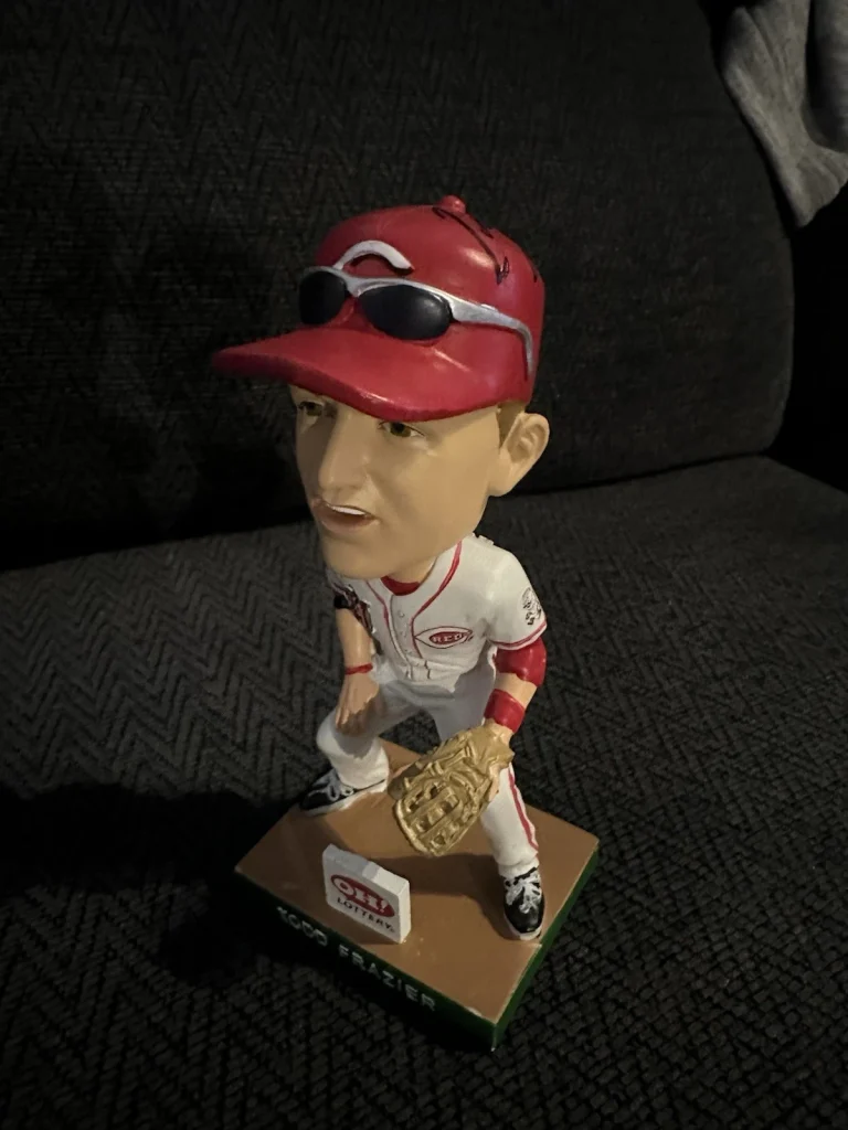 CINCINNATI REDS Todd Frazier Signed BOBBLEHEAD 2012 SGA GTP
