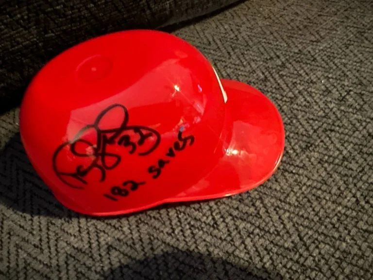 Danny Graves Cincinnati Reds Signed Ice Cream Mini Helmet Autographed 182 Saves