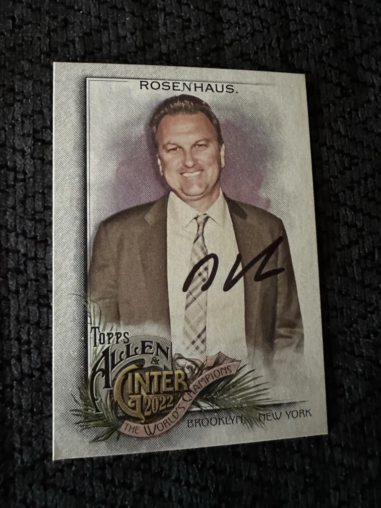 Drew Rosenhaus Signed Trading Card Autographed Allen & Ginter