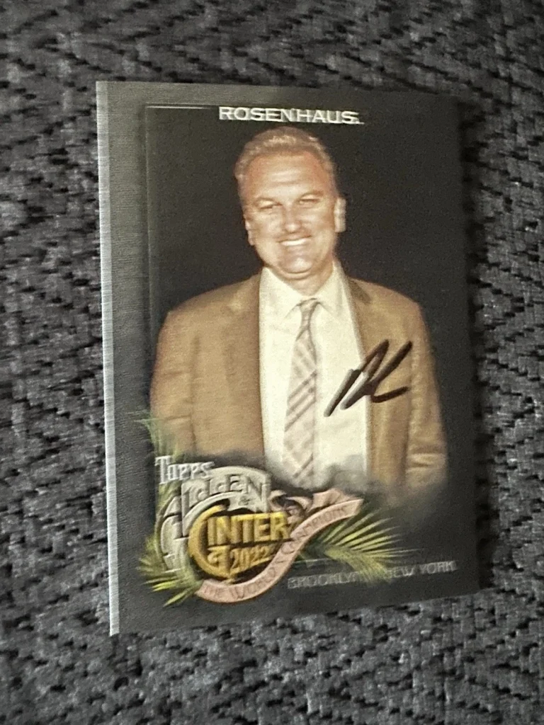 Drew Rosenhaus Signed Trading Card Autographed Allen & Ginter