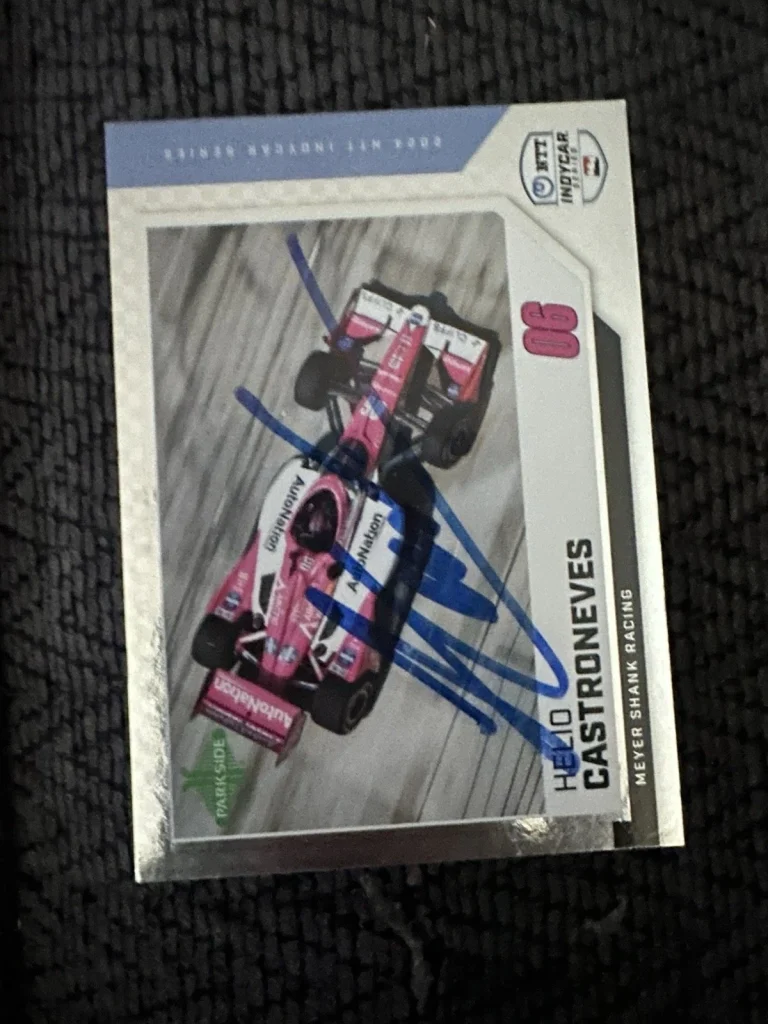 2024 Parkside Indy Car Trading Card 500 Helio Castroneves