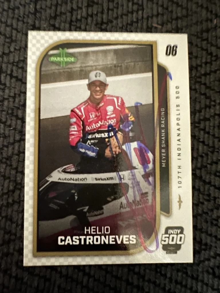 2024 Parkside Indy Car Trading Card 500 Helio Castroneves