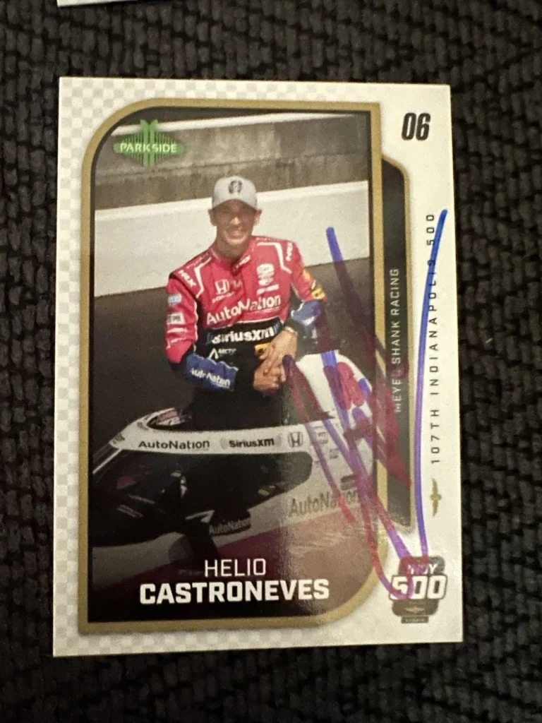 2024 Parkside Indy Car Trading Card 500 Helio Castroneves